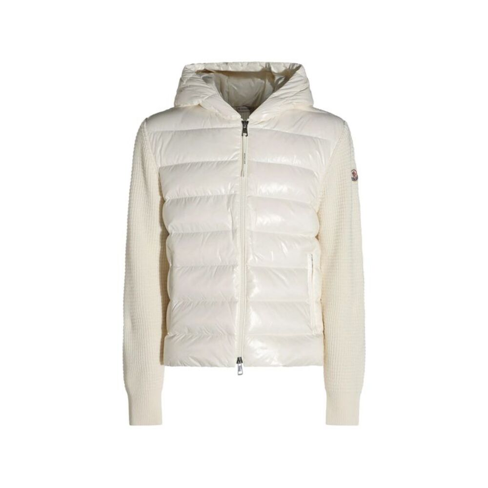 Moncler White Jackets - Padded & Down Jackets Men